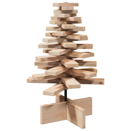 vidaXL Kerstdecoratie kerstboom 60 cm massief grenenhout afbeelding2 - 1