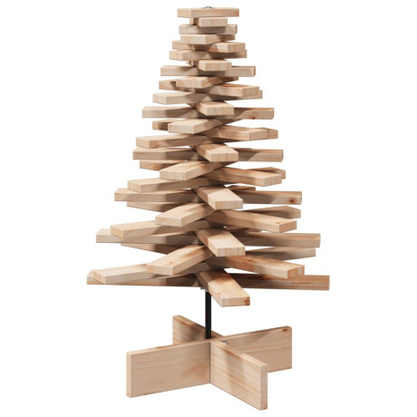 vidaXL Kerstdecoratie kerstboom 80 cm massief grenenhout afbeelding2 - 1