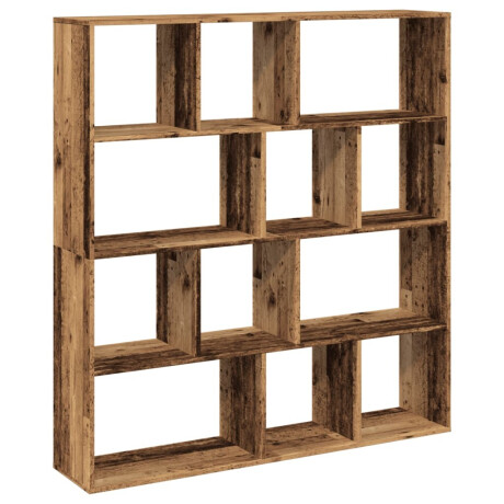 vidaXL Boekenkast 132x29x141,5 cm bewerkt hout oud houtkleurig afbeelding2 - 1