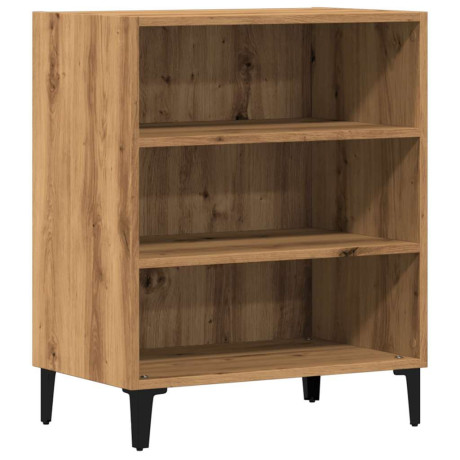 vidaXL Dressoir 57x35x70 cm bewerkt hout artisanaal eikenkleurig afbeelding2 - 1