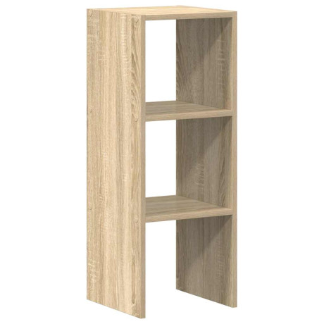 vidaXL Boekenkast stapelbaar 30x30x80 cm bewerkt hout sonoma eiken afbeelding2 - 1