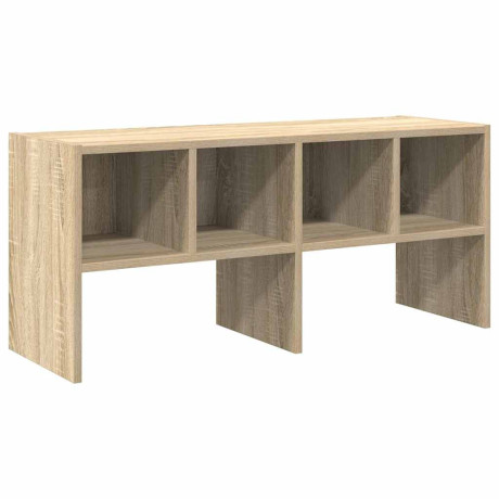 vidaXL Schoenenrek stapelbaar 89,5x30x40 cm sonoma eikenkleurig afbeelding2 - 1