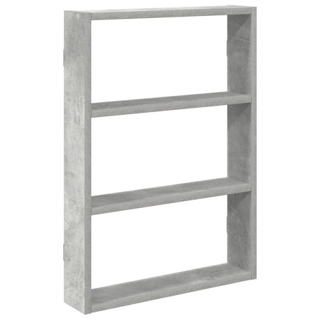 vidaXL Wandschap 43x9x60 cm bewerkt hout betongrijs afbeelding2 - 1