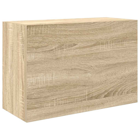 vidaXL Badkamerwandkast 60x25x40 cm bewerkt hout sonoma eikenkleurig afbeelding2 - 1