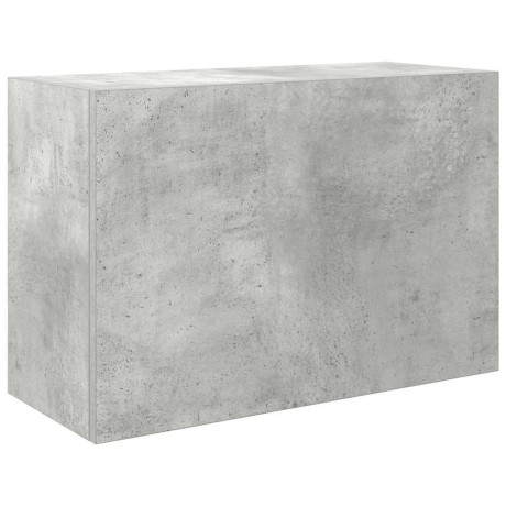 vidaXL Badkamerwandkast 60x25x40 cm bewerkt hout betongrijs afbeelding2 - 1