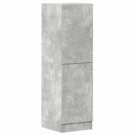 vidaXL Keukenkast 38x41,5x131,5 cm bewerkt hout betongrijs afbeelding2 - 1