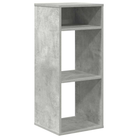 vidaXL Boekenkast 34x31x80 cm bewerkt hout betongrijs afbeelding2 - 1