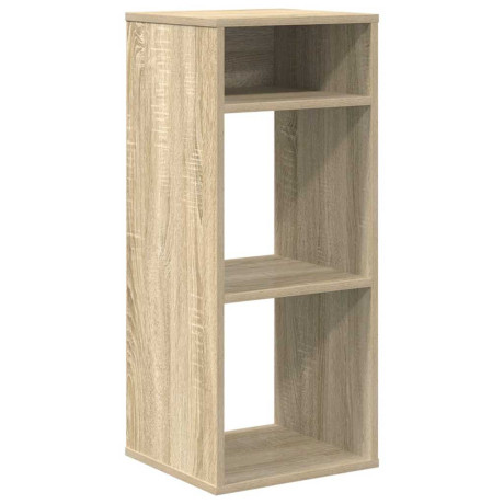vidaXL Boekenkast 34x31x80 cm bewerkt hout sonoma eikenkleurig afbeelding2 - 1