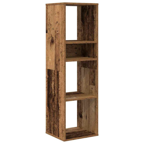 vidaXL Boekenkast 34x31x112 cm bewerkt hout oud houtkleurig afbeelding2 - 1
