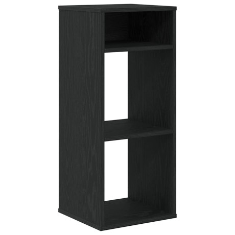 vidaXL Boekenkast 34x31x80 cm bewerkt hout zwart afbeelding2 - 1