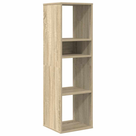 vidaXL Boekenkast 34x31x112 cm bewerkt hout sonoma eikenkleurig afbeelding2 - 1