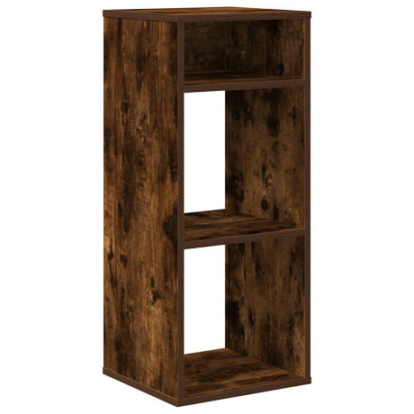 vidaXL Boekenkast 34x31x80 cm bewerkt hout gerookt eikenkleurig afbeelding2 - 1