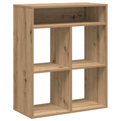 vidaXL Boekenkast 66x31x80 cm bewerkt hout artisanaal eikenkleur afbeelding2 - 1