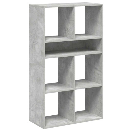 vidaXL Boekenkast 66x31x112 cm bewerkt hout betongrijs afbeelding2 - 1