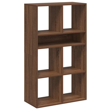 vidaXL Boekenkast 66x31x112 cm bewerkt hout bruin eikenkleur afbeelding2 - 1