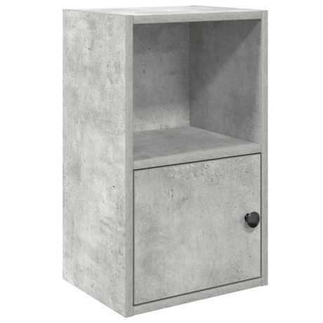 vidaXL Boekenkast 31x24x52 cm bewerkt hout betongrijs afbeelding2 - 1