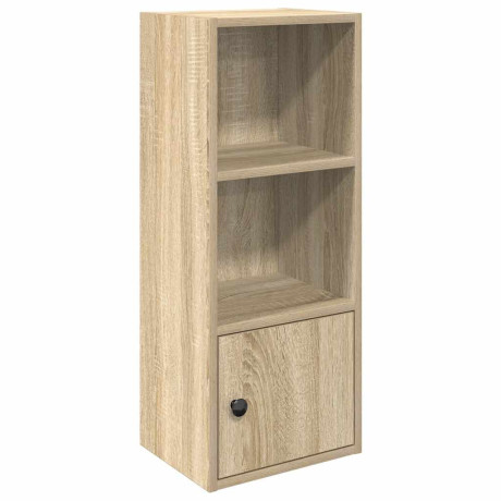 vidaXL Boekenkast 31x24x77 cm bewerkt hout sonoma eikenkleurig afbeelding2 - 1