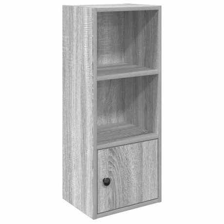 vidaXL Boekenkast 31x24x77 cm bewerkt hout grijs sonoma eikenkleurig afbeelding2 - 1
