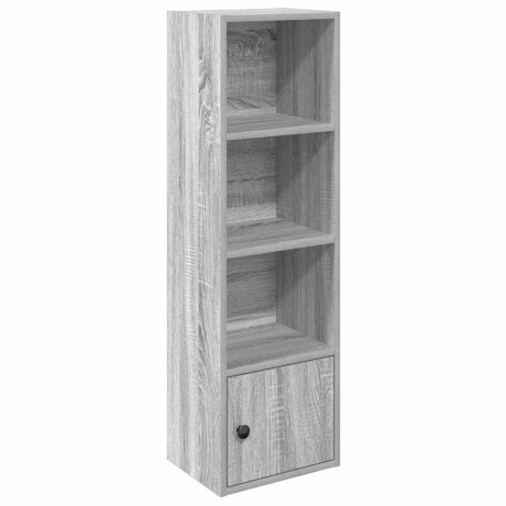 vidaXL Boekenkast 31x24x102 cm bewerkt hout grijs sonoma eikenkleurig afbeelding2 - 1