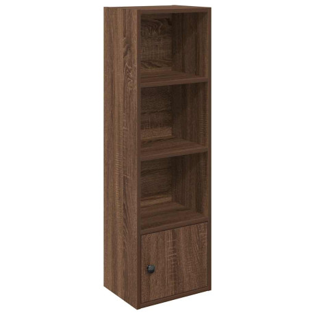 vidaXL Boekenkast 31x24x102 cm bewerkt hout bruin eikenkleurig afbeelding2 - 1