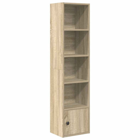 vidaXL Boekenkast 31x24x127 cm bewerkt hout sonoma eikenkleurig afbeelding2 - 1