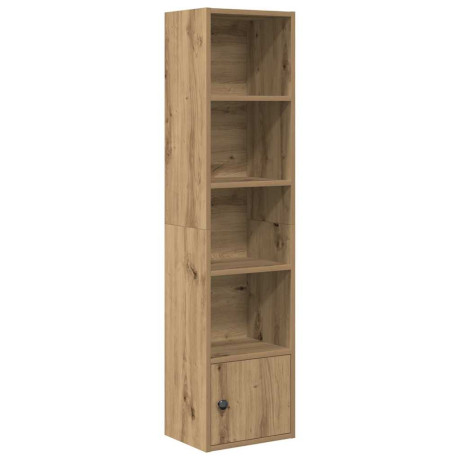 vidaXL Boekenkast 31x24x127 cm bewerkt hout artisanaal eikenkleurig afbeelding2 - 1