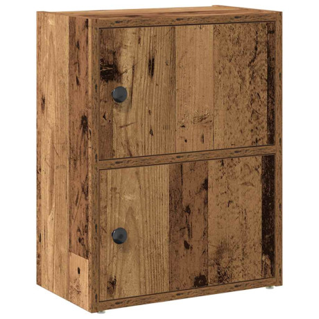vidaXL Boekenkast 40x24x52 cm bewerkt hout oud houtkleurig afbeelding2 - 1