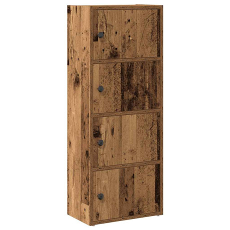 vidaXL Boekenkast 40x24x102 cm bewerkt hout oud houtkleurig afbeelding2 - 1