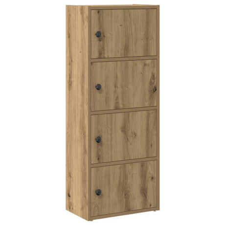 vidaXL Boekenkast 40x24x102 cm bewerkt hout artisanaal eikenkleurig afbeelding2 - 1