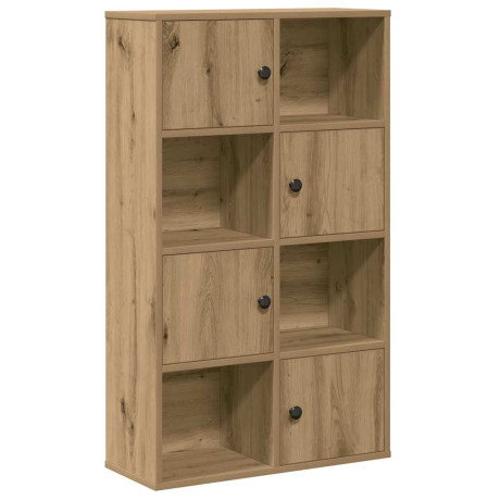 vidaXL Boekenkast 60x24x101,5 cm bewerkt hout artisanaal eikenkleurig afbeelding2 - 1