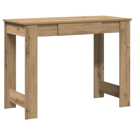 vidaXL Bureau 100x45x75 cm bewerkt hout artisanaal eikenkleur afbeelding2 - 1