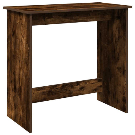 vidaXL Bureau 80x40x75 cm bewerkt hout gerookt eikenkleurig afbeelding2 - 1