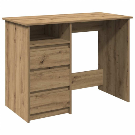 vidaXL Bureau 102x50x75 cm bewerkt hout artisanaal eikenkleurig afbeelding2 - 1