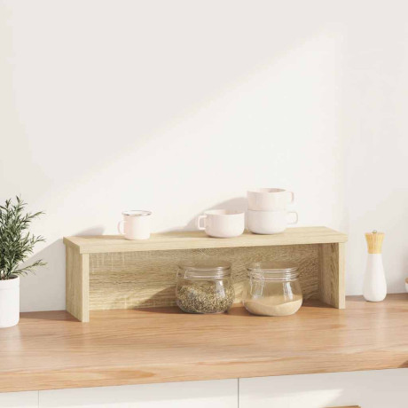 vidaXL Keukenrek stapelbaar 50x15x16 cm bewerkt hout sonoma eikenkleur afbeelding2 - 1