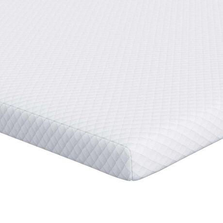 vidaXL Matraspads Wit 140 x 200 cm 100% polyester jacquard stof afbeelding2 - 1