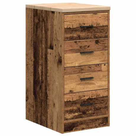 vidaXL Garagekast 40x51x85 cm massief grenenhout oud hout afbeelding2 - 1
