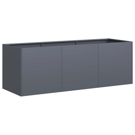 vidaXL Plantenbak Antraciet 120x40x40 cm Koudgewalst Staal afbeelding2 - 1