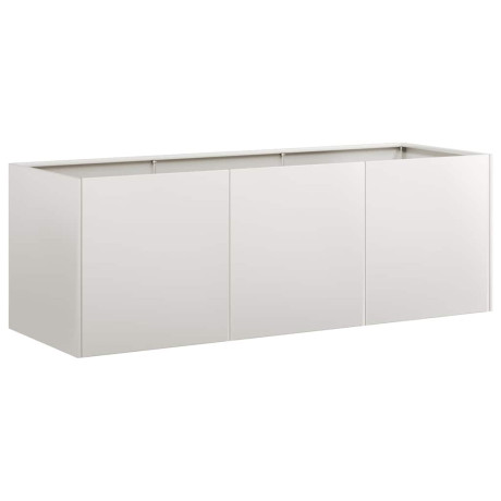 vidaXL Plantenbak 120x40x40 cm roestvrij staal afbeelding2 - 1
