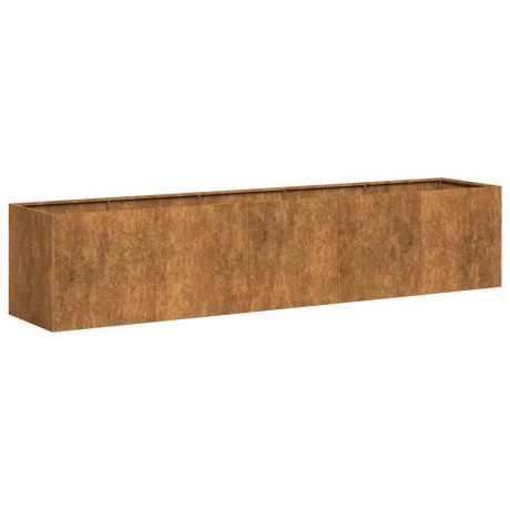 vidaXL Plantenbak roestig 200x40x40 cm weervast staal afbeelding2 - 1