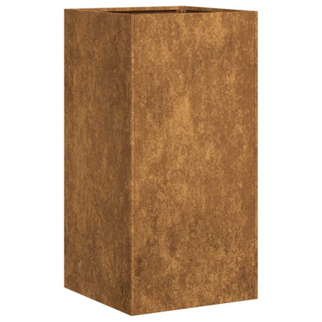 vidaXL Plantenbak roestig 40x40x80 cm weervast staal afbeelding2 - 1