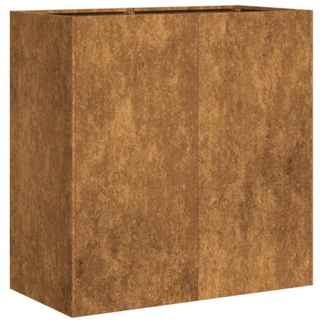 vidaXL Plantenbak roestig 80x40x80 cm weervast staal afbeelding2 - 1