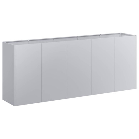 vidaXL Plantenbak 200x40x80 cm gegalvaniseerd staal afbeelding2 - 1