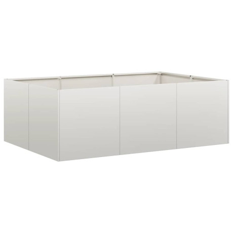 vidaXL Plantenbak 120x80x40 cm roestvrij staal afbeelding2 - 1