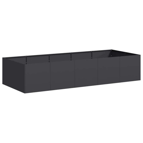 vidaXL Plantenbak 200x80x40 cm staal zwart afbeelding2 - 1