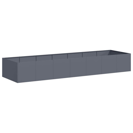 vidaXL Plantenbak 280x80x40 cm staal antracietkleurig afbeelding2 - 1
