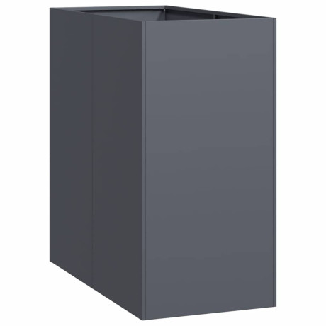 vidaXL Plantenbak 40x80x80 cm staal antracietkleurig afbeelding2 - 1
