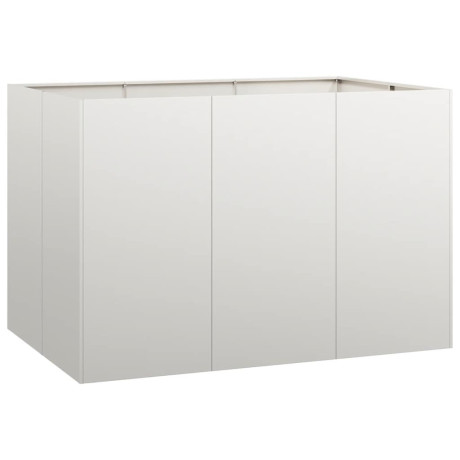 vidaXL Plantenbak 120x80x80 cm roestvrij staal afbeelding2 - 1