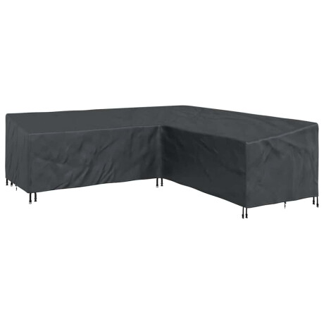 vidaXL Hoes voor tuinmeubelen Zwart 255 x 255 x 80 cm 420D Oxford Stof afbeelding2 - 1