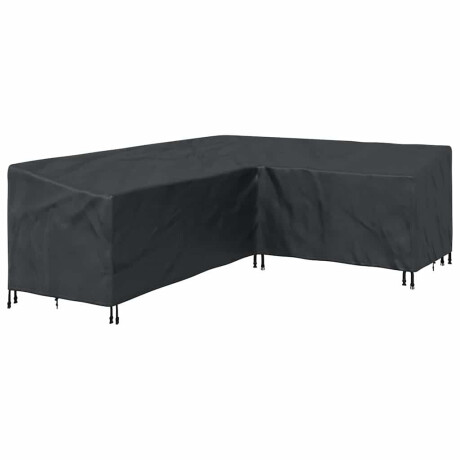 vidaXL Hoes voor tuinmeubelen Zwart 250 x 180 x 80 cm 600D Oxford Stof afbeelding2 - 1