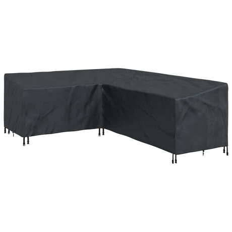 vidaXL Hoes voor tuinmeubelen Zwart 250 x 180 x 80 cm 600D Oxford Stof afbeelding2 - 1